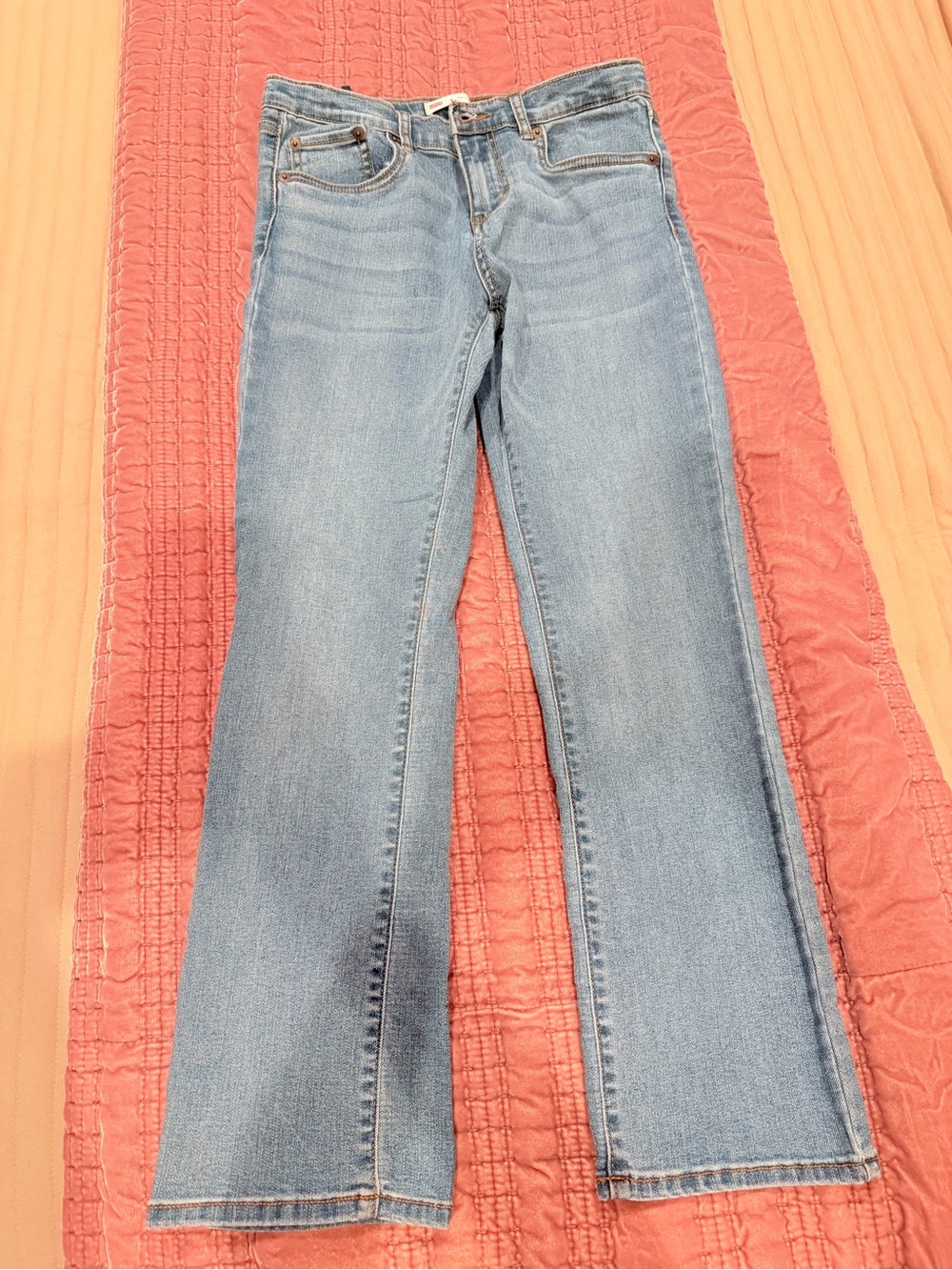 Levi's Kids Boot Cut Jeans in Light Blue Denim